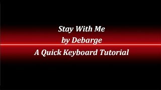 Stay With Me Keyboard Tutorial [upl. by Arvid]