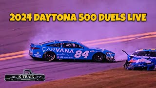 2024 Daytona 500 Duels at Daytona NASCAR Cup Series [upl. by Enovaj565]