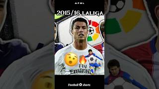 201516 laliga out of world 🌎 ☠️🔥 footballshorts football messi ronaldo  neymar [upl. by Oidgime]