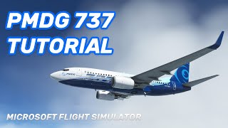 PMDG 737 MSFS  Full Flight Tutorial [upl. by Shane]