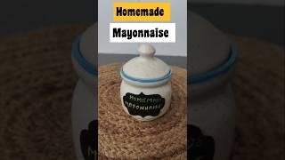 Homemade Mayonnaise recipeHow to make fresh Mayonnaise at homeshortfeedfood shortsviralrecipe [upl. by Padget]