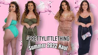 PrettyLittleThing Haul 2022 Summer Midsize TryOn Haul  Liz Thul [upl. by Fabiano]