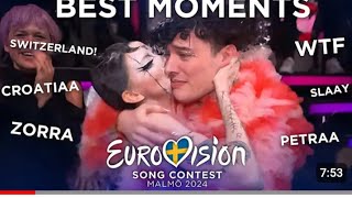 the BEST moments from eurovision 2024special clips [upl. by Gaby]