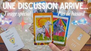 UNE DISCUSSION ARRIVE 🕯 PAS DE HASARD ✨ INTEMPOREL 🌈 Spécial Vendredi 13 ☘️ [upl. by Adlesirg]