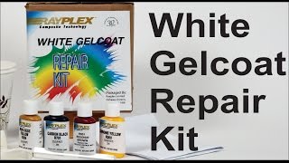 White Gelcoat Repair Kit [upl. by Suoicul]