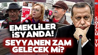 Seyyanen Zam Çıkmazı Emekliler Erdoğana Karşı Sokağa Çıktı YAŞAMAK İSTİYORUZ [upl. by Joacimah]