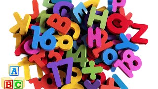 Recognise Abc Letters and Numbers Puzzle Activity  Preschool Educational Video For Toddler [upl. by Socher176]