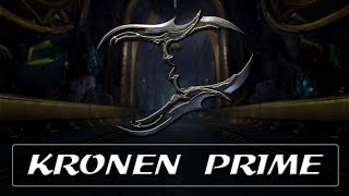 Warframe Weapon Encyclopedia  Kronen Prime 2022 [upl. by Shay474]