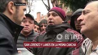 San Lorenzo vs Lanús en River Informe de Ciccioli para Telenoche [upl. by Beck]