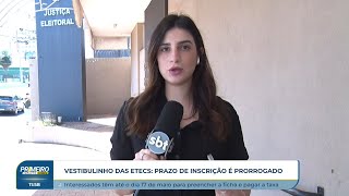 Inscrição para vestibulinho das Etecs pode ser feita até 17 de maio [upl. by Perlie472]