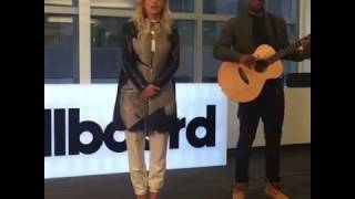 Bebe Rexha  Me Myself amp I amp No Broken Hearts  Acoustic  Live Billboard 2016 [upl. by Pine91]