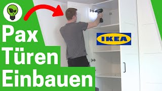 IKEA Pax Türen Einbauen amp Einstellen ✅ GENIALE ANLEITUNG Wie Tür am Pax Kleiderschrank Justieren [upl. by Hcnarb453]