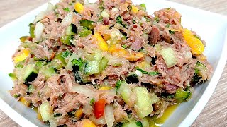 Con esta ensalada tienes un almuerzo saludable nutritivo y delicioso ¡Pruébalo 😋🤤 [upl. by Anelej745]