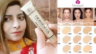 Dermacol foundation Shade 210 Review [upl. by Iphagenia]