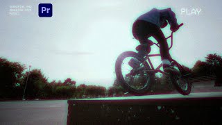 Adobe Premiere Pro Tutorial VHS Look and Blurs Effect  Free Preset  Shorts [upl. by Lavina]