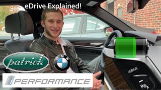 BMW Hybrid eDrive Modes explained [upl. by Vocaay]