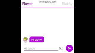 Flower and blocky textingstory [upl. by Grigson]