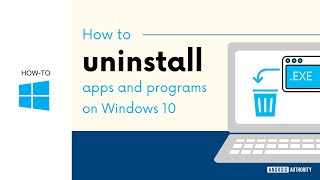 How to uninstall apps and programs on Windows 10 [upl. by Battiste]