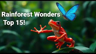 Discover the Top 15 Most Fascinating Rainforest Animals [upl. by Herta331]