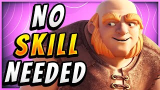 EVOLVED GIANT GRAVEYARD DELETES ALL SKILL FROM CLASH ROYALE 💀 [upl. by Aneerhs229]