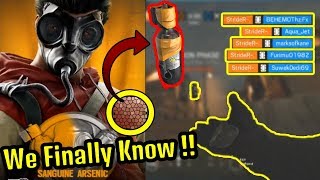 Ubisoft Finally Reveals What Is Inside Smoke Canister  C4 Spawn Kill ACE  Rainbow Six Siege [upl. by Mungam]