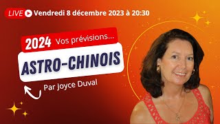 ASTROLOGIE CHINOISE 2024  de l’année du Lièvre au Dragon [upl. by Anora]