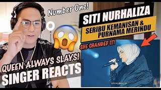 Dato Sri Siti Nurhaliza Seribu Kemanisan amp Purnama Merindu  Queen Of The Night 2022  REACTION [upl. by Anon]