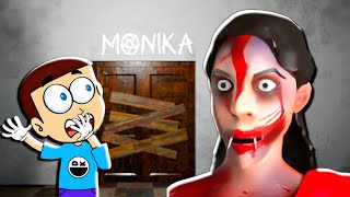 Kamlas Sister  Monika Horror Game  Shiva and Kanzo Gameplay [upl. by Ovatsug]