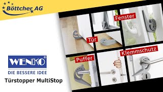 Türstopper Wenko MultiStop aus Kunststoff [upl. by Wilkens]