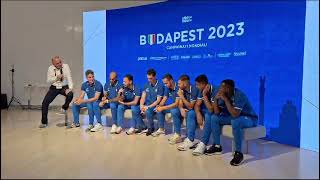 Mondiali atletica Budapest 2023 La 4x100 ospite a Casa Italia [upl. by Proulx]