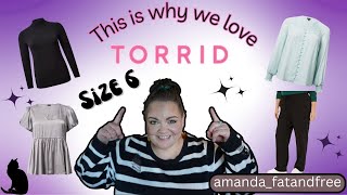 Torrid The Best AllAround Option for Extended Plus  Size 6 Haul  SSBBW Try On AmandaFatandFree [upl. by Pfister]