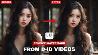 DID AI Video Ka Watermark Kaise Hataye  How To Remove Watermark From Video [upl. by Ecnaret577]