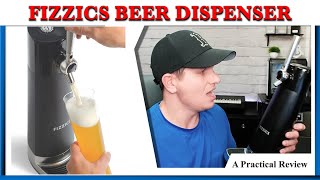 FIZZICS Beer Dispenser Blind Taste Test The Best Beer You Will Ever Pour From Home [upl. by Einnil334]