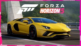 Drive the final version of the Aventador on Forza Horizon 5 [upl. by Vanda]