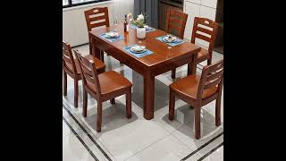 Wooden Dining Table Set Design 2024 Wooden Dining Table Design [upl. by Swec958]