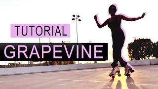 HOW TO  Grapevine on Roller Skates [upl. by Casabonne]