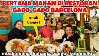 BERUNTUNG ADA RESTORAN GADOGADO INDONESIA DI BARCELONA ENAK MBAK NINING TERHARU BAHAGIA 🥰 [upl. by Patten297]