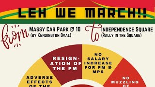 OPPOSITION LEH WE MARCH THIS SATURDAY MARCH 23rd 10am MASSY CAR PARK KENSINGTON [upl. by Suoicerp15]