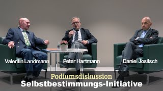 Selbstbestimmungsinitiative  Podium Ständerat Daniel Jositsch und Dr iur Valentin Landmann [upl. by Naelcm]