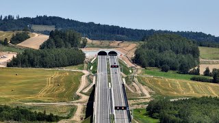 Ostatni odciek S3 i najdłuższy tunel pozamiejski w Polsce oddane do użytku [upl. by Searby]