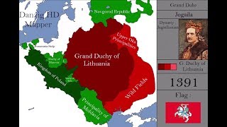 History of Lithuania  Every Year [upl. by Odradlig234]