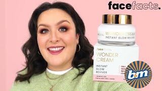 Trying the £349 BampM Moisturiser 👀🫧✨ does it work  Face Facts Wonder Cream Review ad [upl. by Abijah]