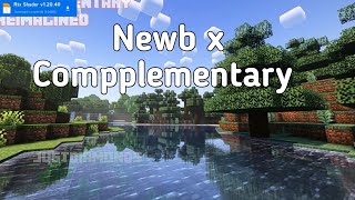 Newb x Compplementary Shaders mcpe 120 Render dragon shaders 120 [upl. by Croix538]