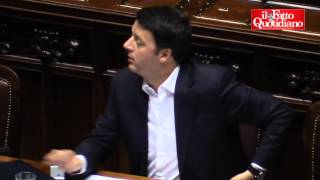 Lega contro Renzi quotSpalla della De Filippiquot Boldrini interviene e scoppia la bagarre [upl. by Imeaj]