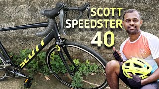 Scott Speedster 40 Review Malayalam  Entry Level Road Bike For Beginners  Endurance Geometry [upl. by Kilah]