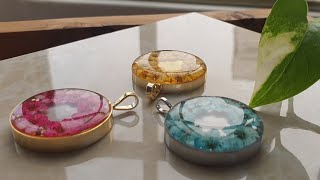 Epoxy resin tutorial  The idea of ​​making a resin necklace [upl. by Bohrer]