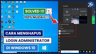 Cara Menghapus Login Administrator Di Laptop Atau PC Windows 10 [upl. by Adamina]