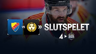 Final 37 Djurgården vs Brynäs  Highlights 214 [upl. by Nahgam408]