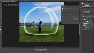 Tutorial Photoshop come creare una cupola di vetro [upl. by Farrison188]