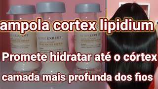 Ampola Concentrada cortex Lipidium loreal Promete tratar até o córtex dos fios [upl. by Eetsud]